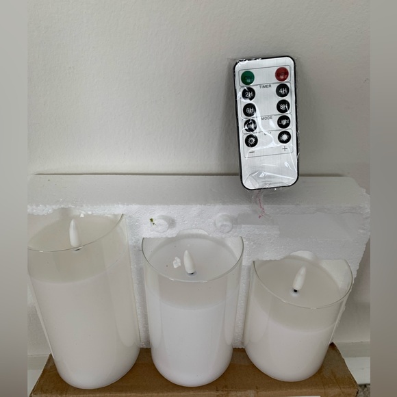 LED Glass Candles - Picture 3 of 3